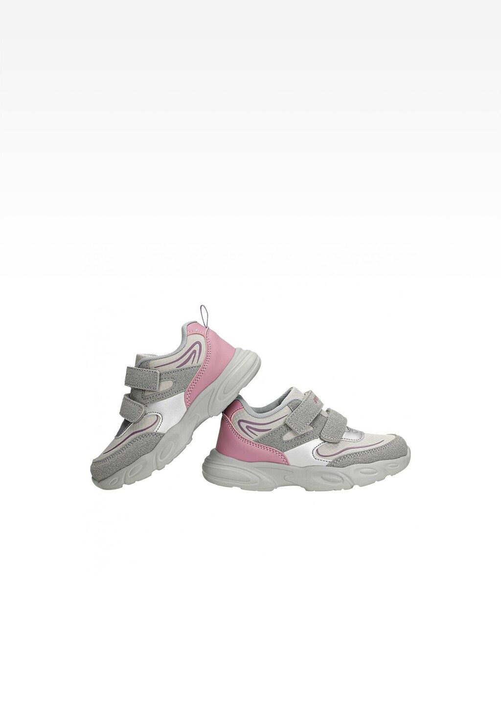 Półbuty BARTEK 15043002, dla dziewcząt, fioletowo-srebrny Widok 8