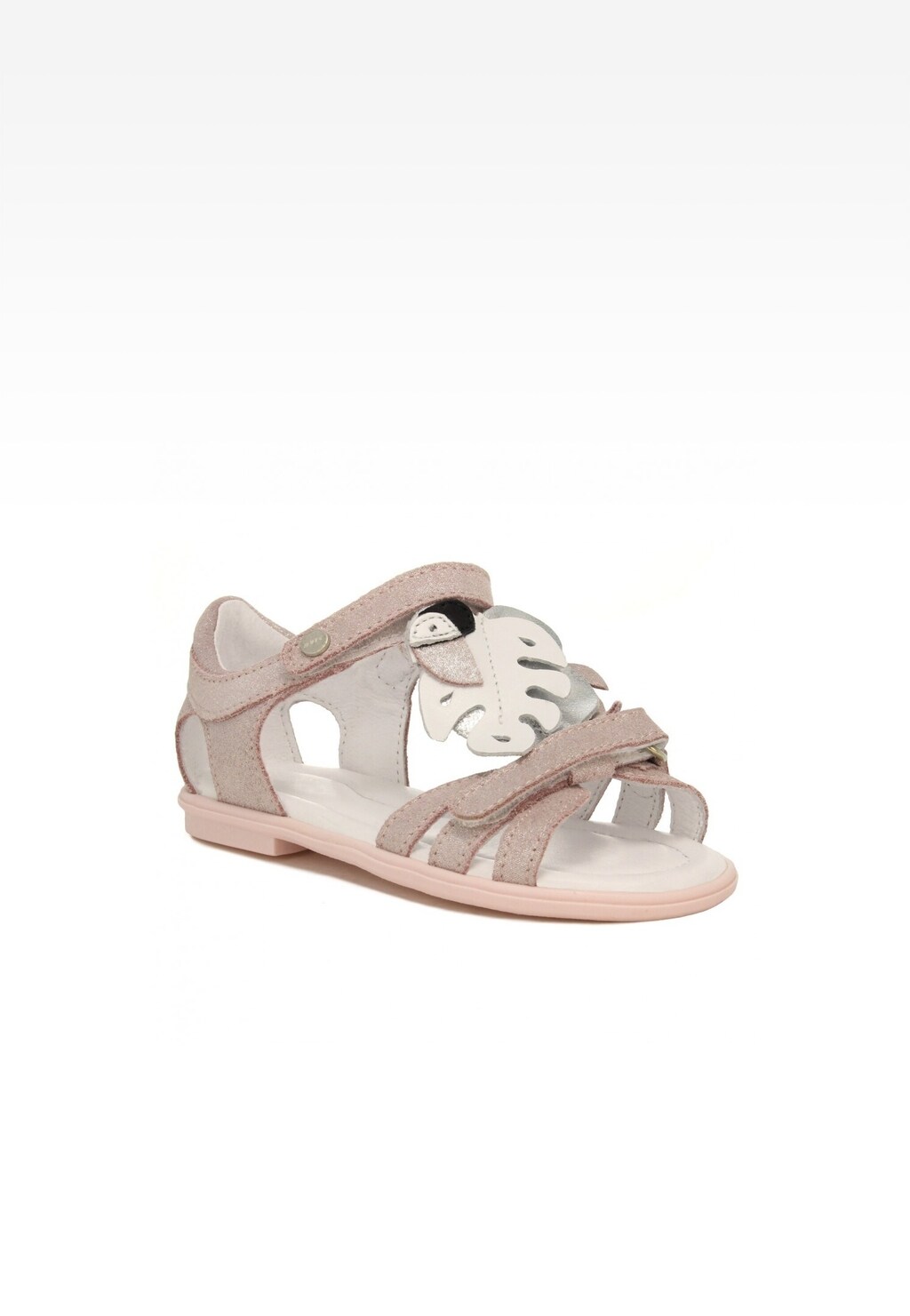 Sandały BARTEK 19182044 II, dla dziewcząt, jasny róż Widok 2