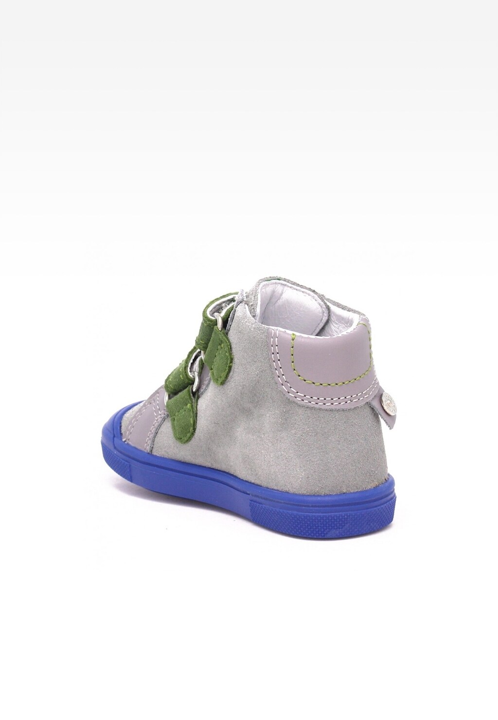 Sneakers BARTEK 11384021 II, dla chłopców, szaro-zielony Widok 5
