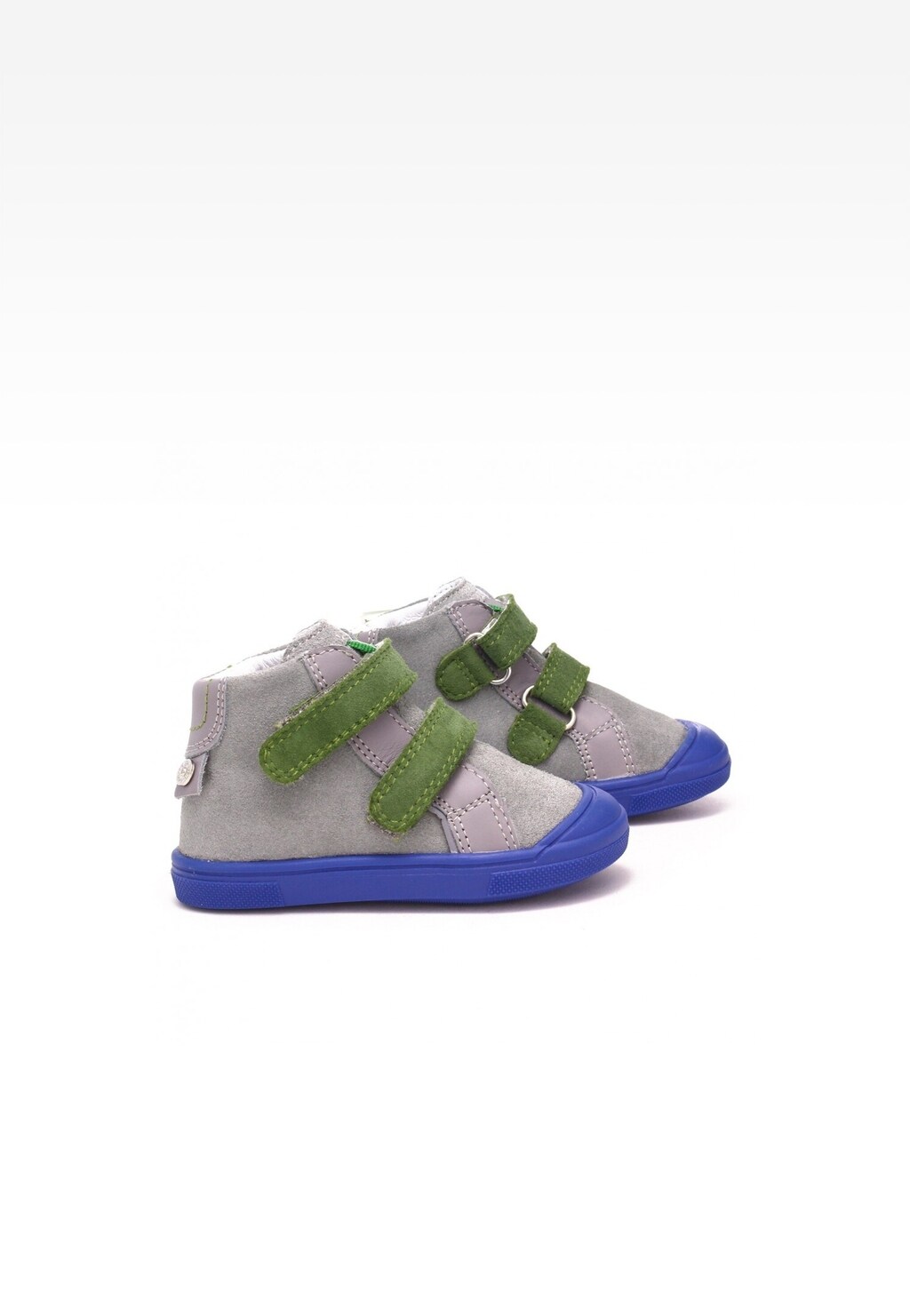 Sneakers BARTEK 11384021 II, dla chłopców, szaro-zielony Widok 6