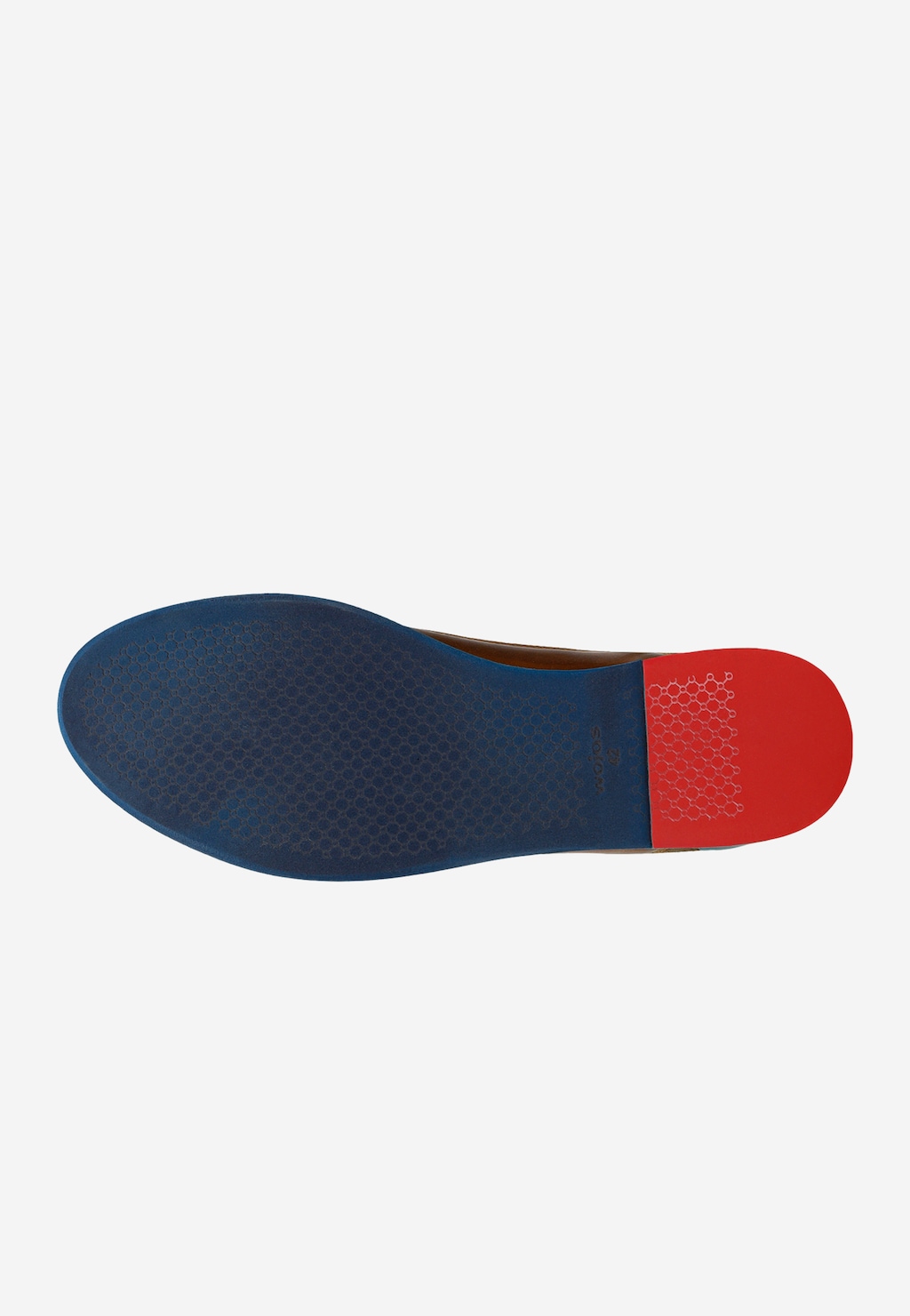 Neutrálne pánske tenisky hnedej farby na bežné nosenie 10023-53 Widok 6