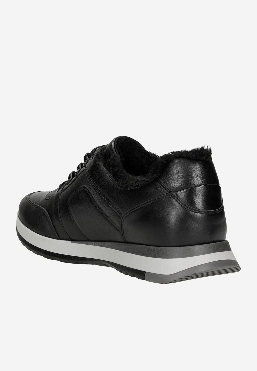 Zateplená elegantná pánska obuv z lícovej kože 10177-51 Widok 4