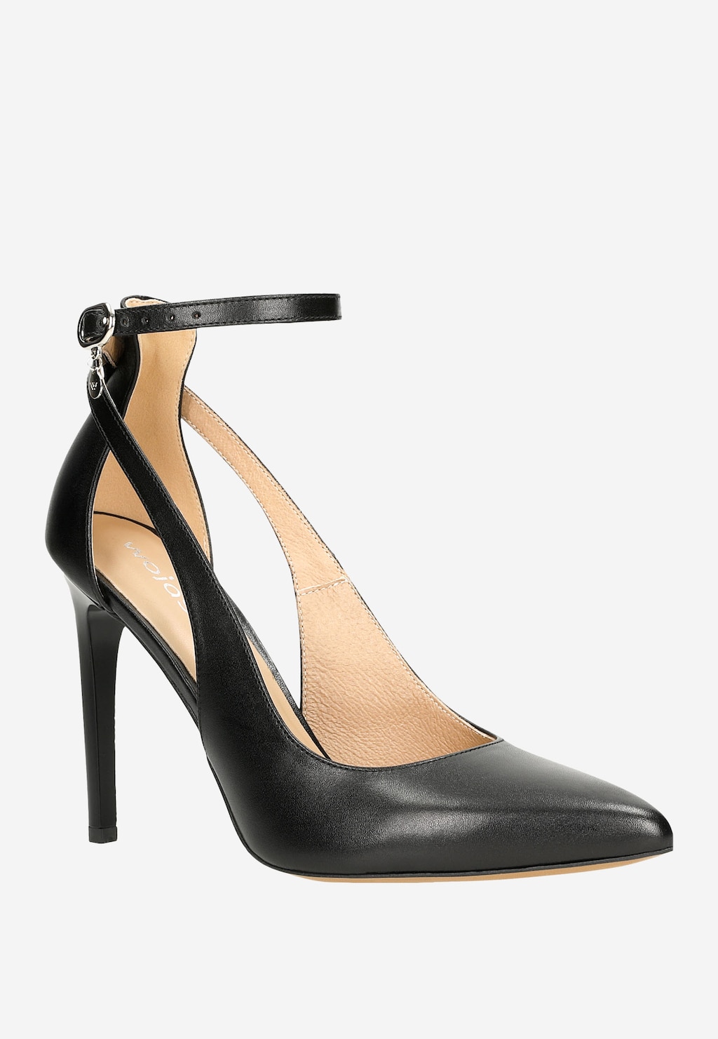 Čierne dámske čerpadlá s vysokým ihličkovým podpätkom 35065-51 Widok 3