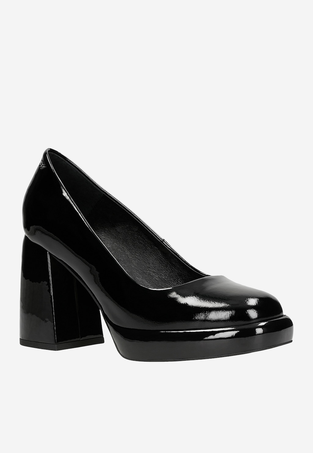 Černé dámské lodičky z kvalitní lakované kůže 35150-31 Widok 3