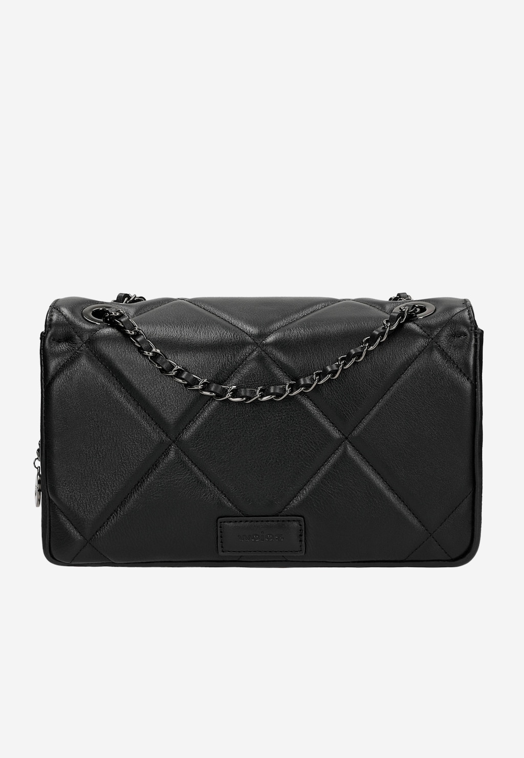 Luxusní kožená černá dámská kabelka pro každodenní nošení 80342-51 Widok 4