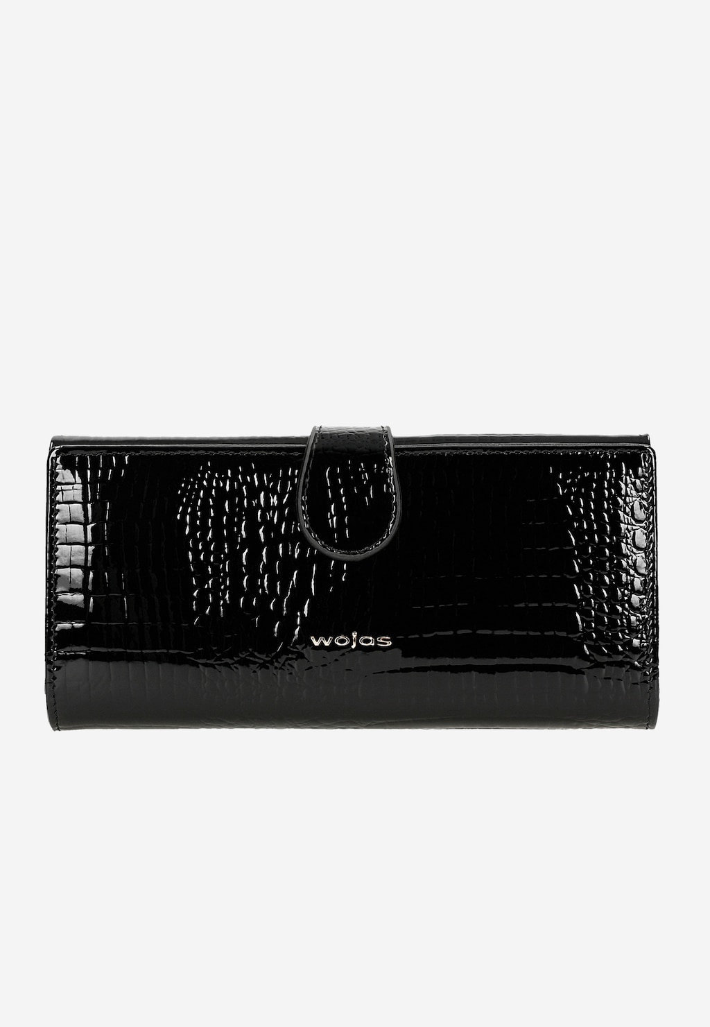 Velká lakovaná černá dámská peněženka 91060-31 Widok 2