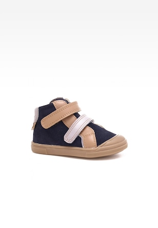Sneakers BARTEK 11384009, dla chłopców, granatowo-brązowy