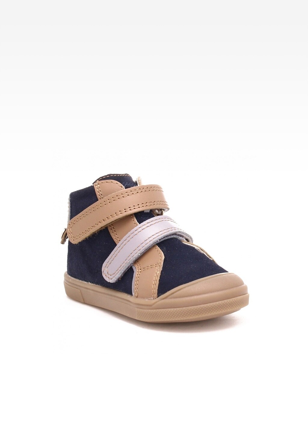 Sneakers BARTEK 11384009, dla chłopców, granatowo-brązowy Widok 2