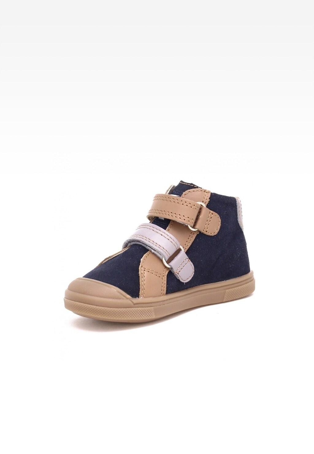 Sneakers BARTEK 11384009, dla chłopców, granatowo-brązowy Widok 3