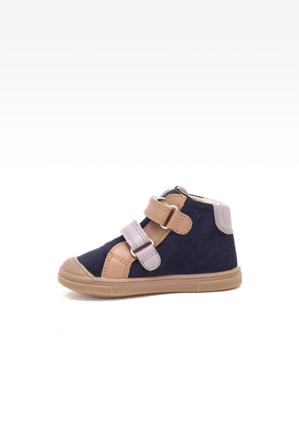 Sneakers BARTEK 11384009, dla chłopców, granatowo-brązowy Widok 4