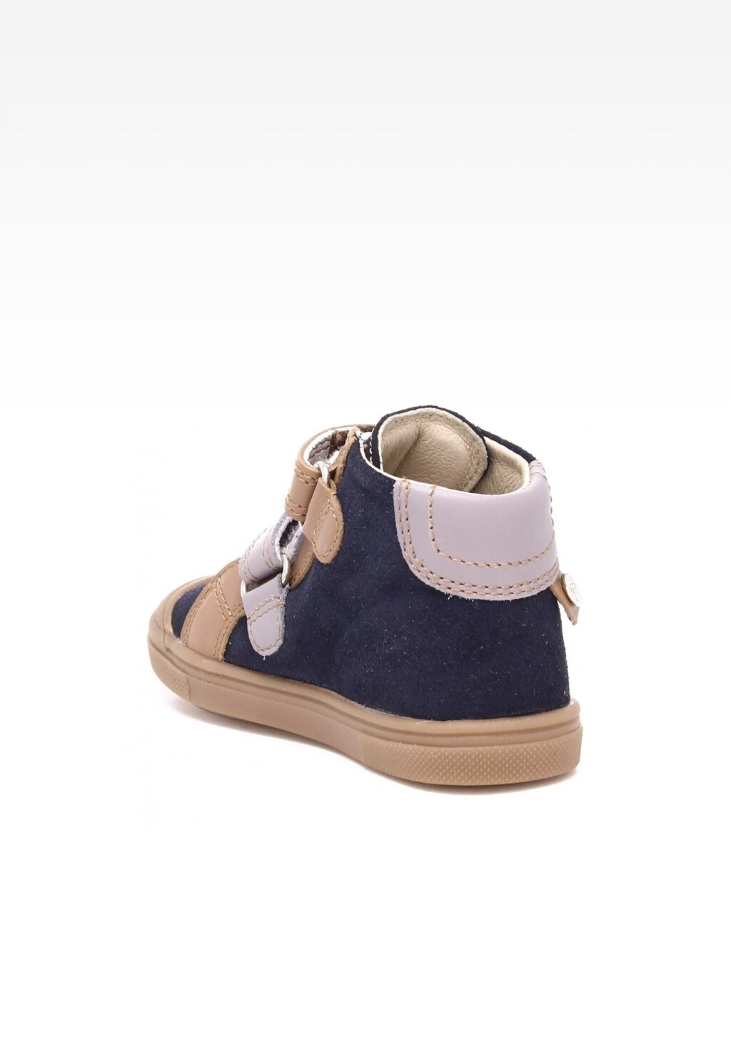 Sneakers BARTEK 11384009, dla chłopców, granatowo-brązowy Widok 5
