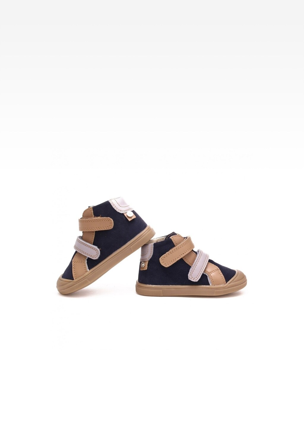 Sneakers BARTEK 11384009, dla chłopców, granatowo-brązowy Widok 7