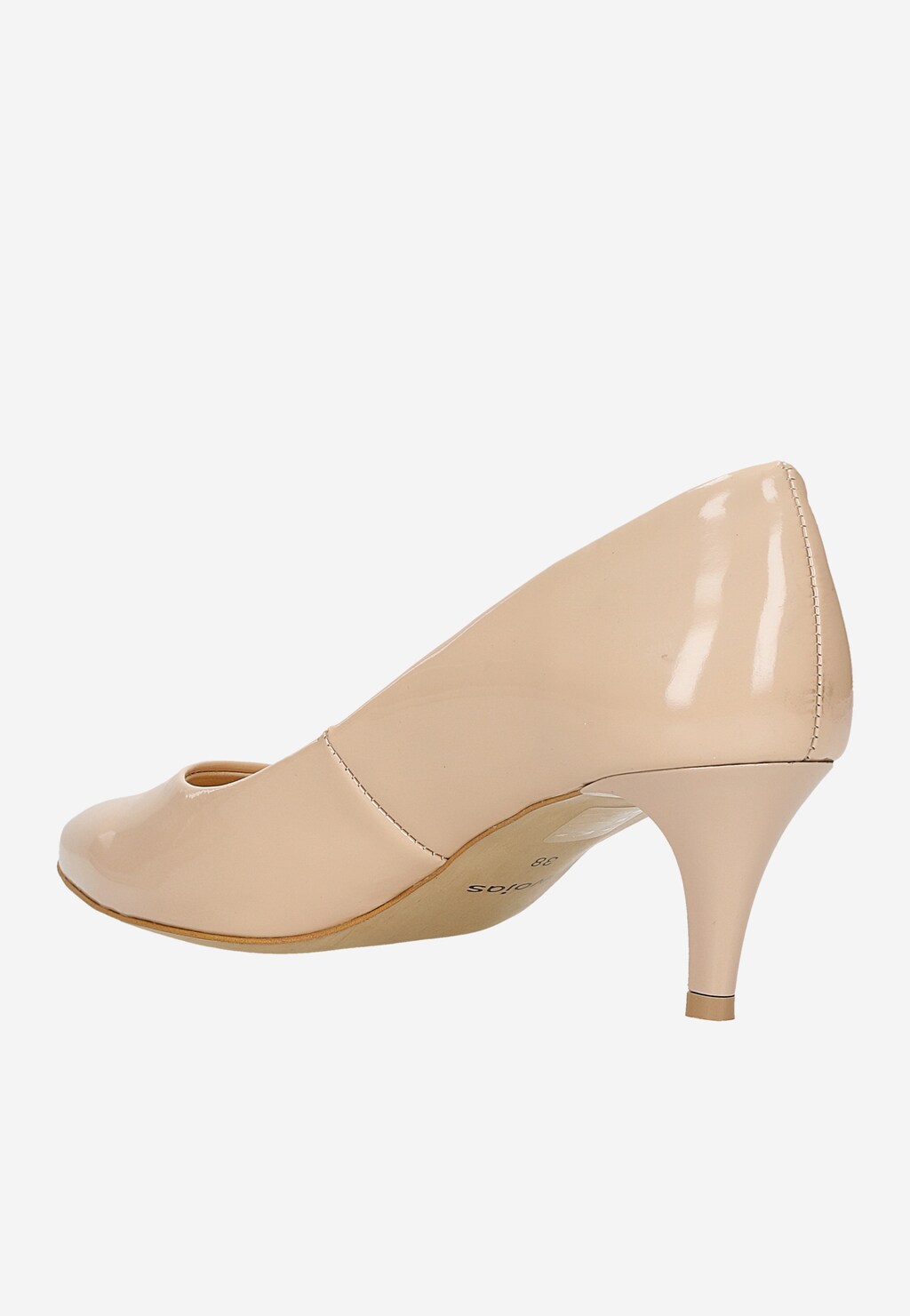 Beżowe damskie czółenka 4441-34 Widok 3