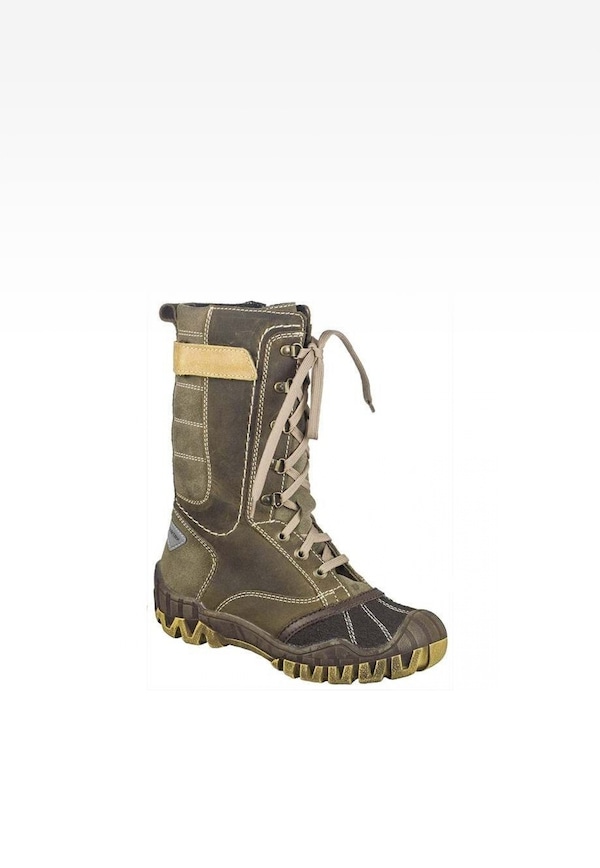 Cizme îmblănite pentru fete BARTEK T-441960/05V, verde-olive