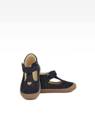 Trzewiki wycięte BARTEK 11041801, dla dziewcząt, granatowy