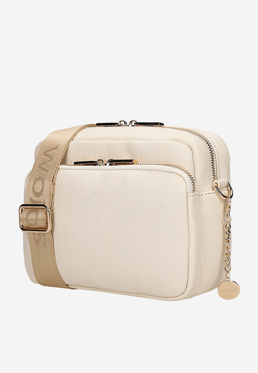 Malá dámska kožená kabelka v béžovej farbe 80343-54 Widok 2