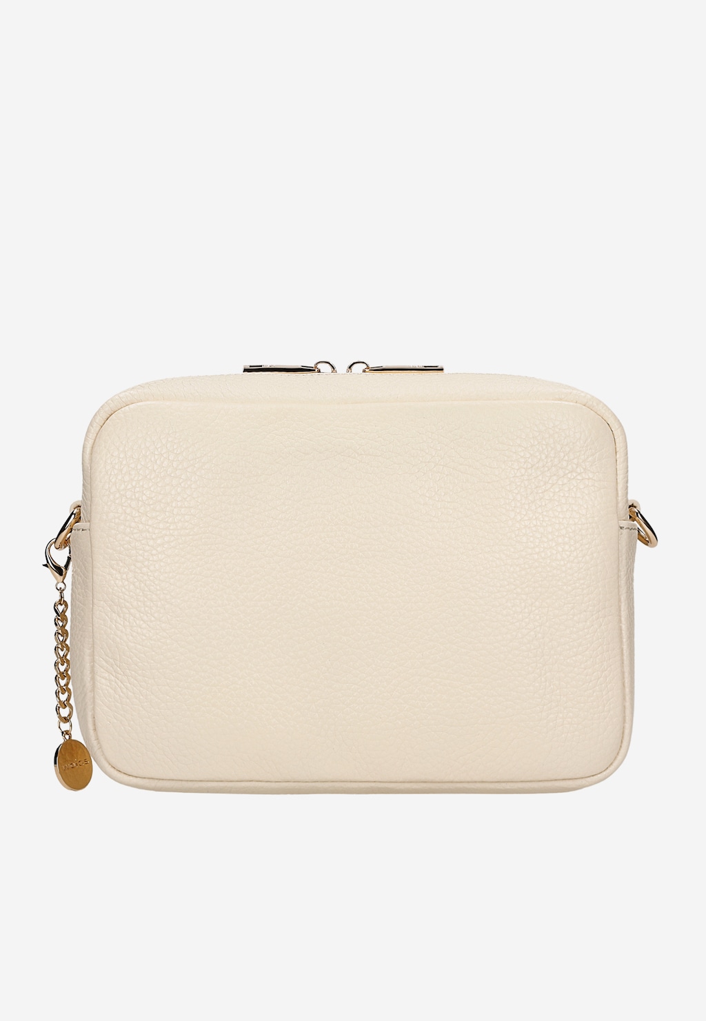 Malá dámska kožená kabelka v béžovej farbe 80343-54 Widok 3