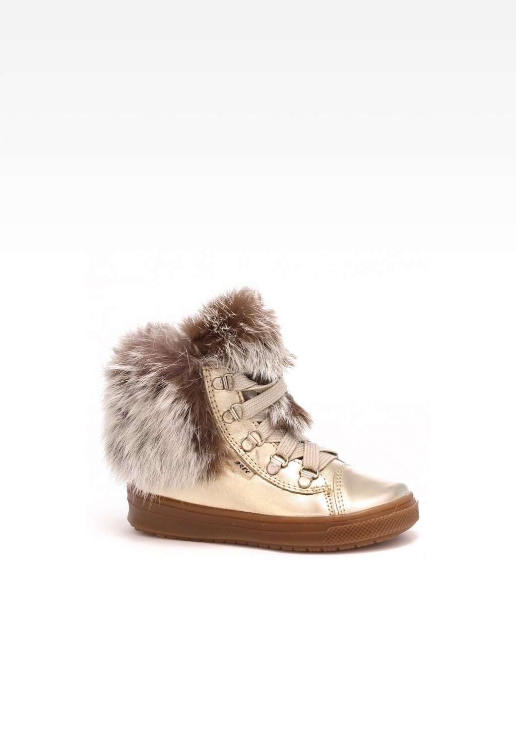 Trzewiki ocieplane BARTEK 4393-1PX, dla dziewcząt, złoty Widok 1