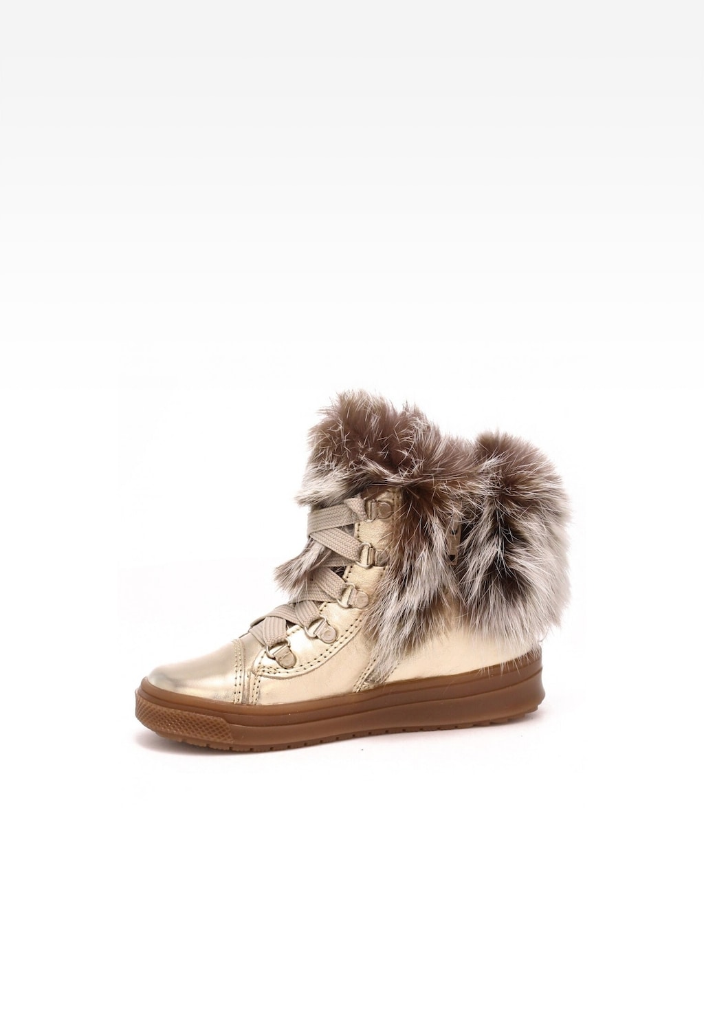 Trzewiki ocieplane BARTEK 4393-1PX, dla dziewcząt, złoty Widok 4