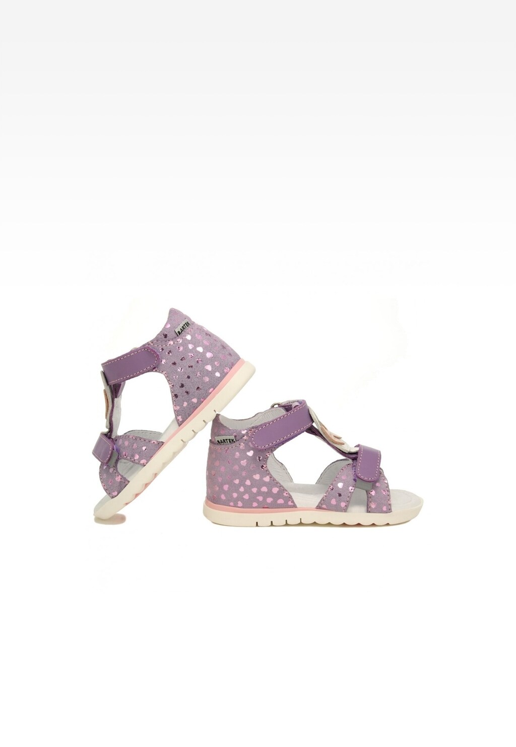 Sandały BARTEK 11414011 II, dla dziewcząt, fioletowy Widok 7