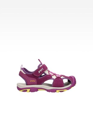 Sandały dziewczęce BARTEK 11042504 w kolorze fioletowym z zapięciem na rzepy