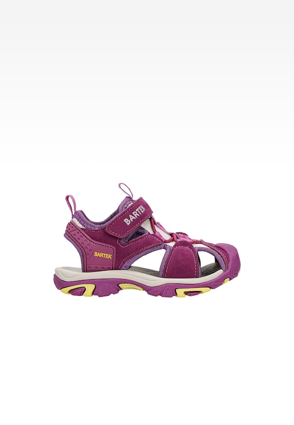 Sandale pentru fete BARTEK 11042504 de culoare violet cu inchidere velcro
