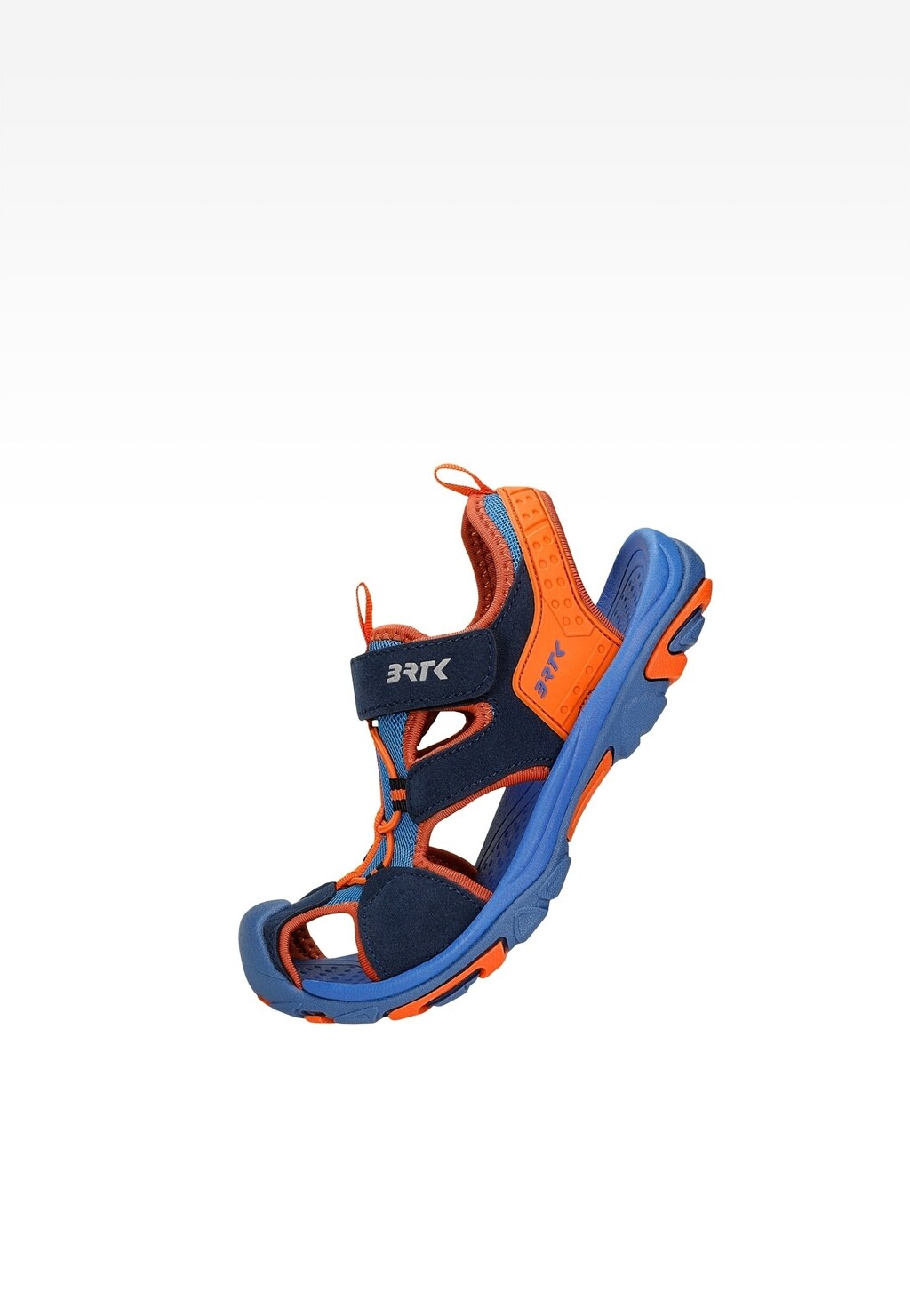 Sandały BARTEK 19042501 granatowo-pomarańczowe, zapinane na rzepy Widok 7