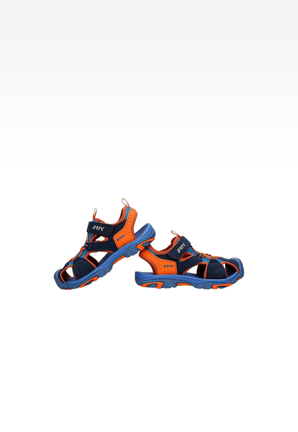 Sandały BARTEK 19042501 granatowo-pomarańczowe, zapinane na rzepy Widok 6