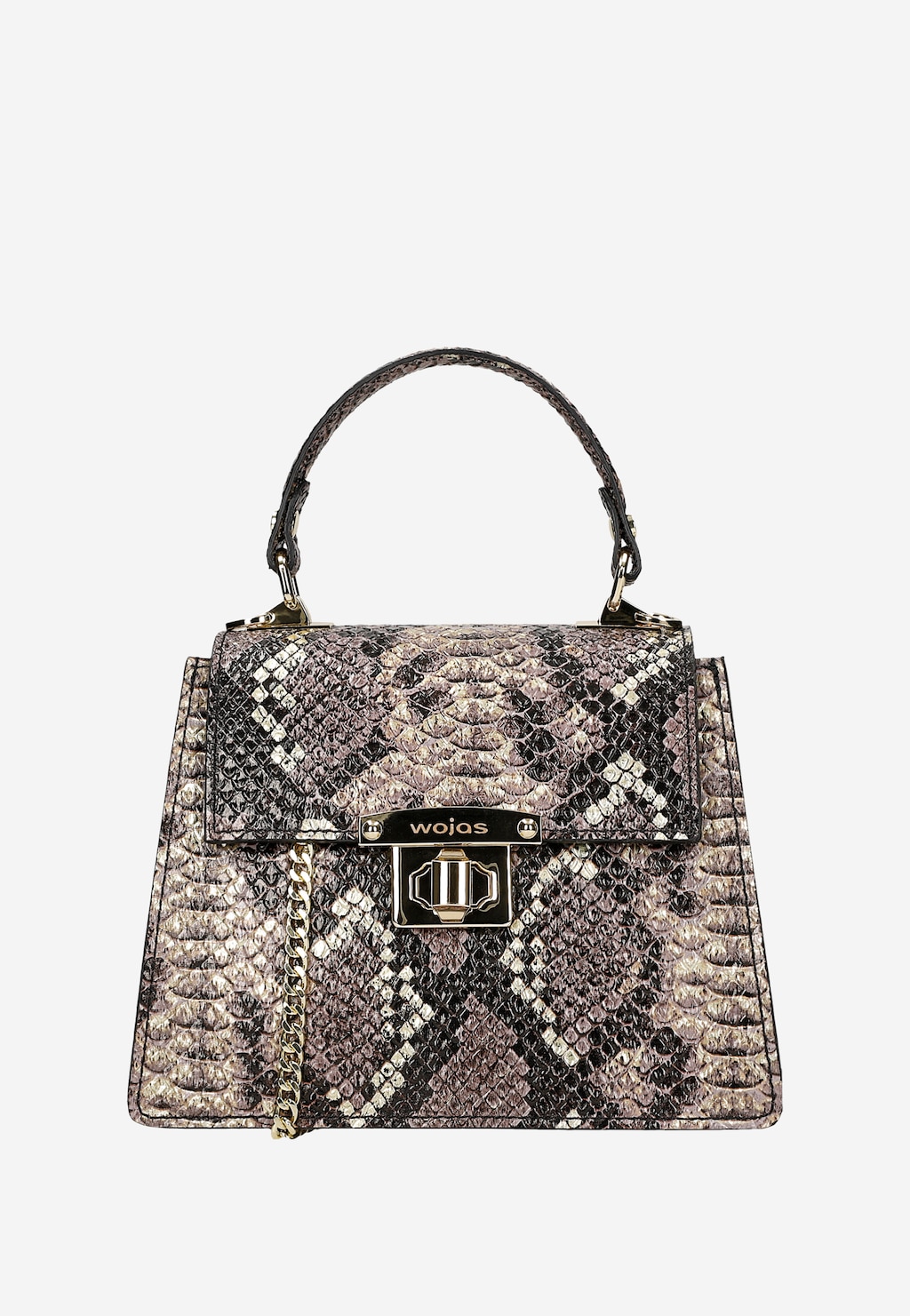 Elegantní kufrová taška se vzorem hadí kůže 80340-52 Widok 2