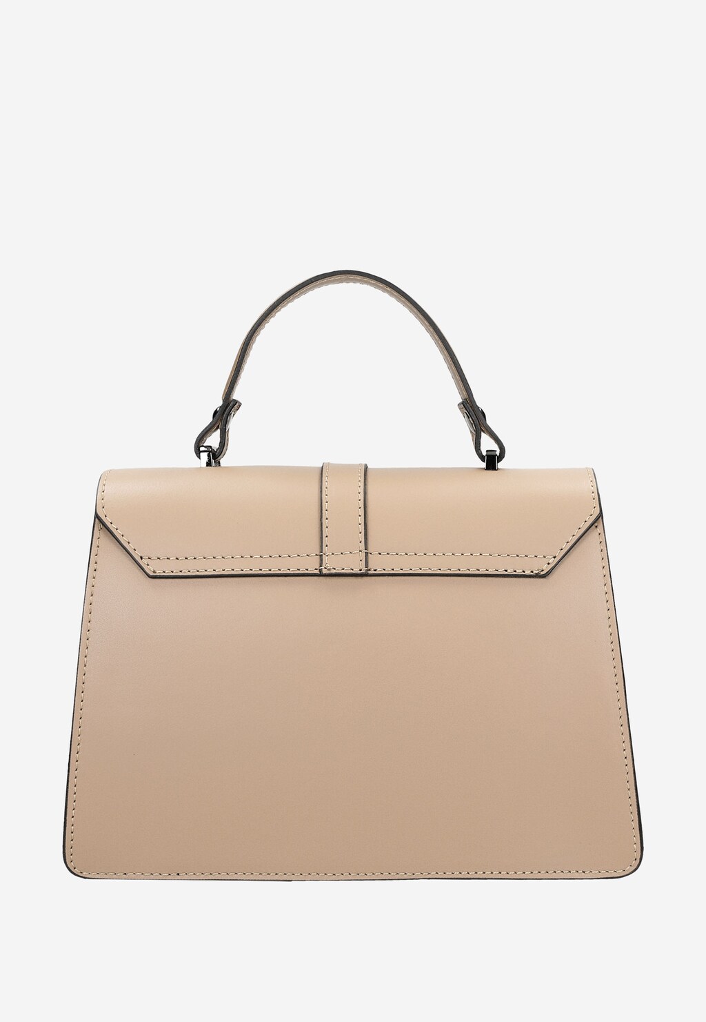 Béžové dámske kožené kabelky, crossbody 80337-54 Widok 4