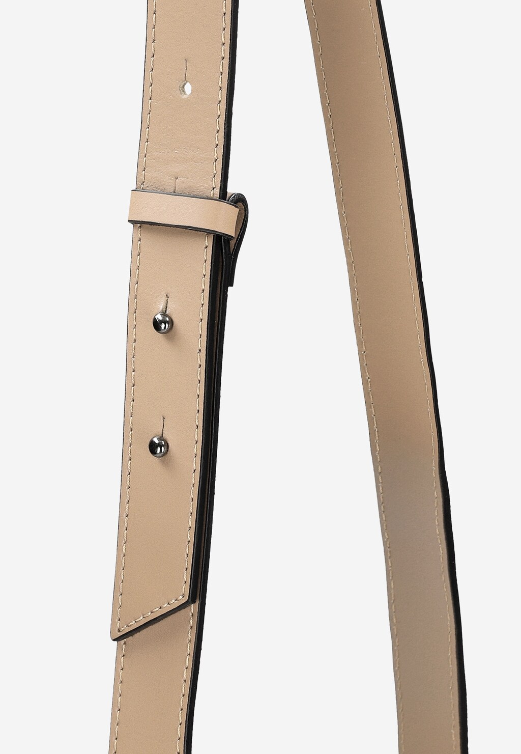 Béžové dámske kožené kabelky, crossbody 80337-54 Widok 8