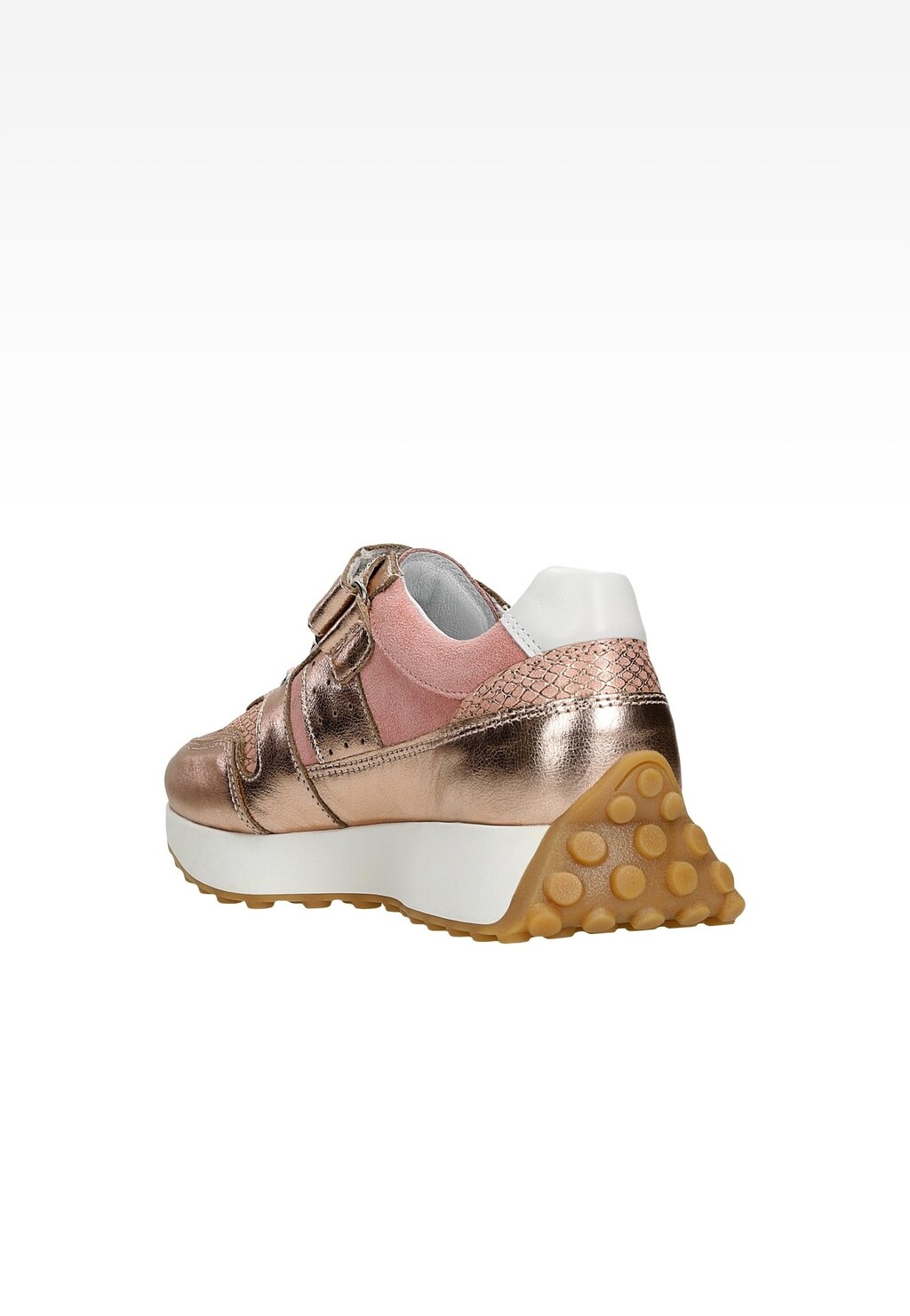 Półbuty BARTEK 15613001, dla dziewcząt, różowo-złoty Widok 3