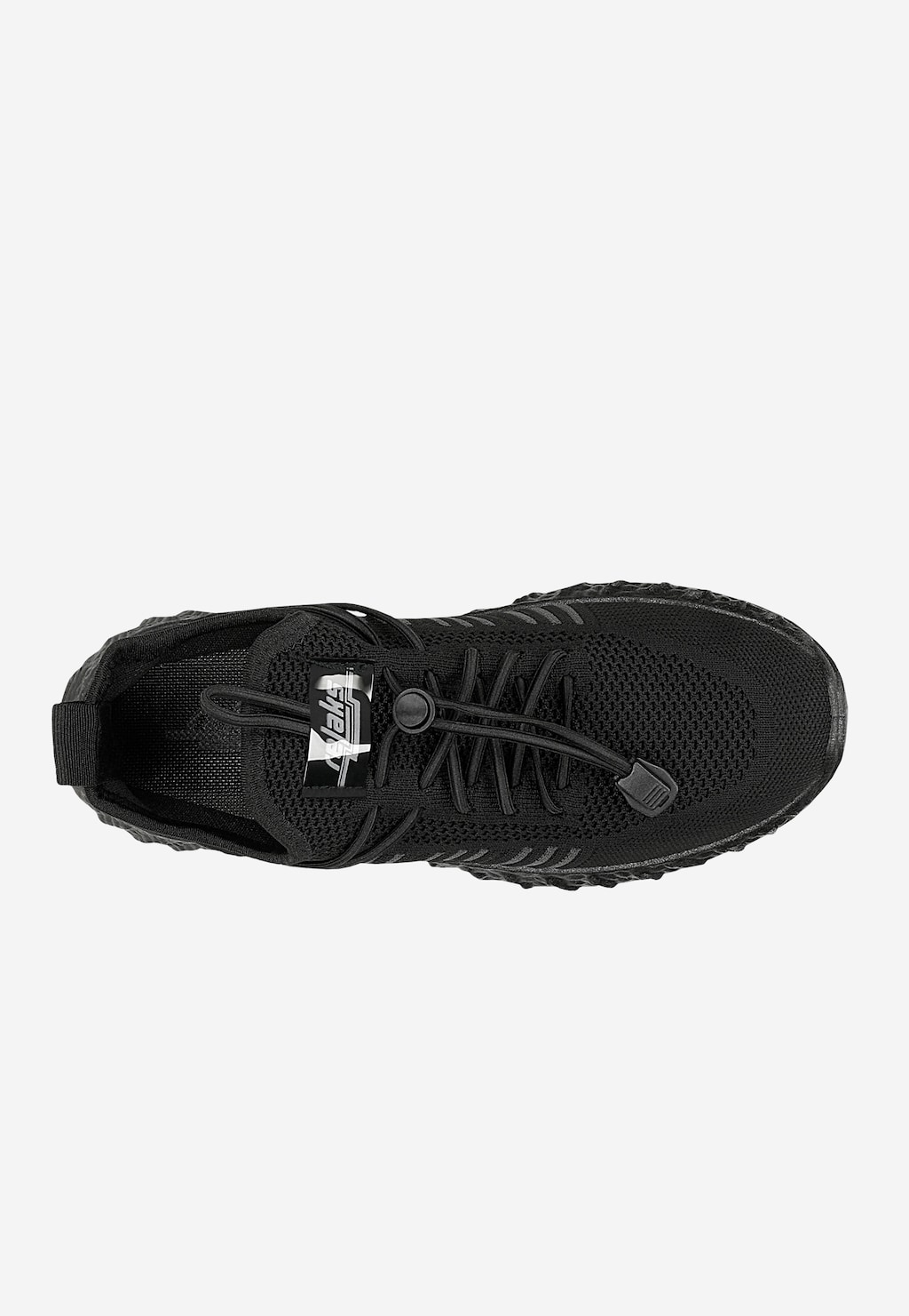 RELAKS černé síťované sneakers na černé podrážce R46166-80 Widok 4