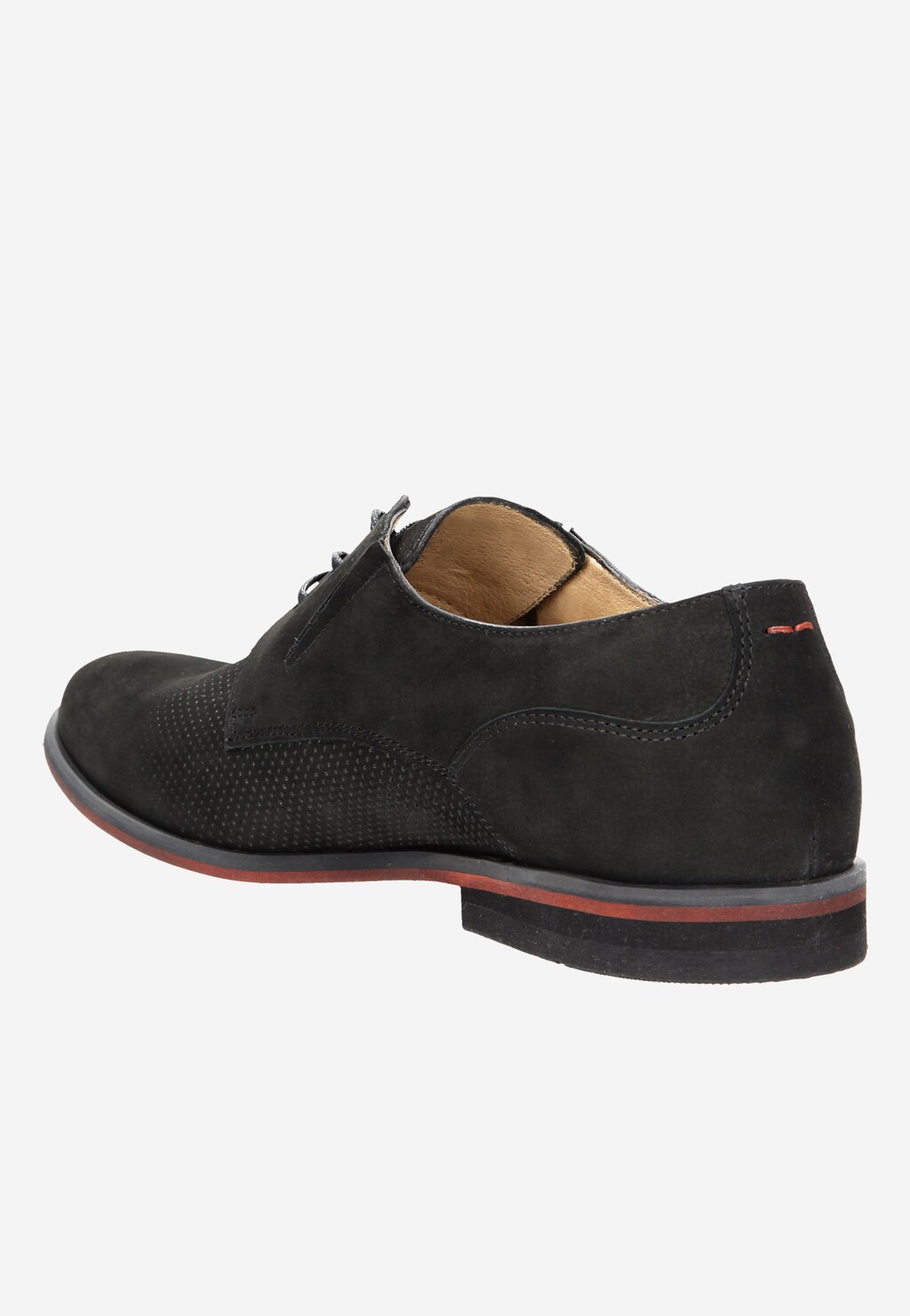 Czarne męskie półbuty 5047-21 Widok 3