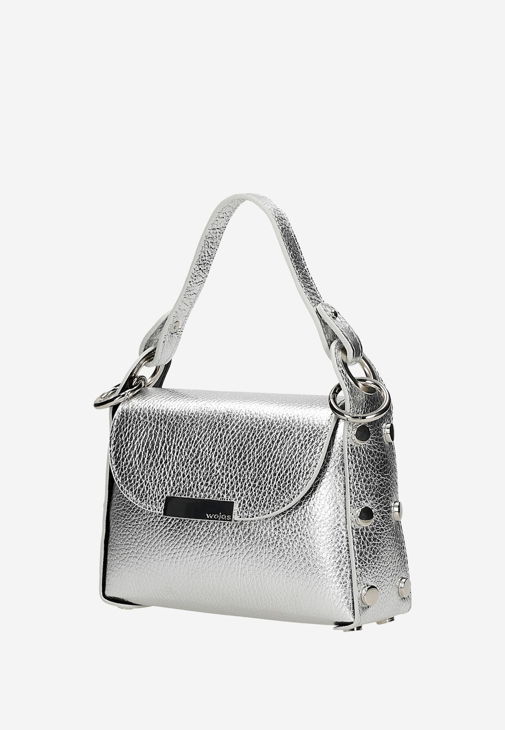 Stříbrná společenská kabelka s řetízkem 80184-59 Widok 3