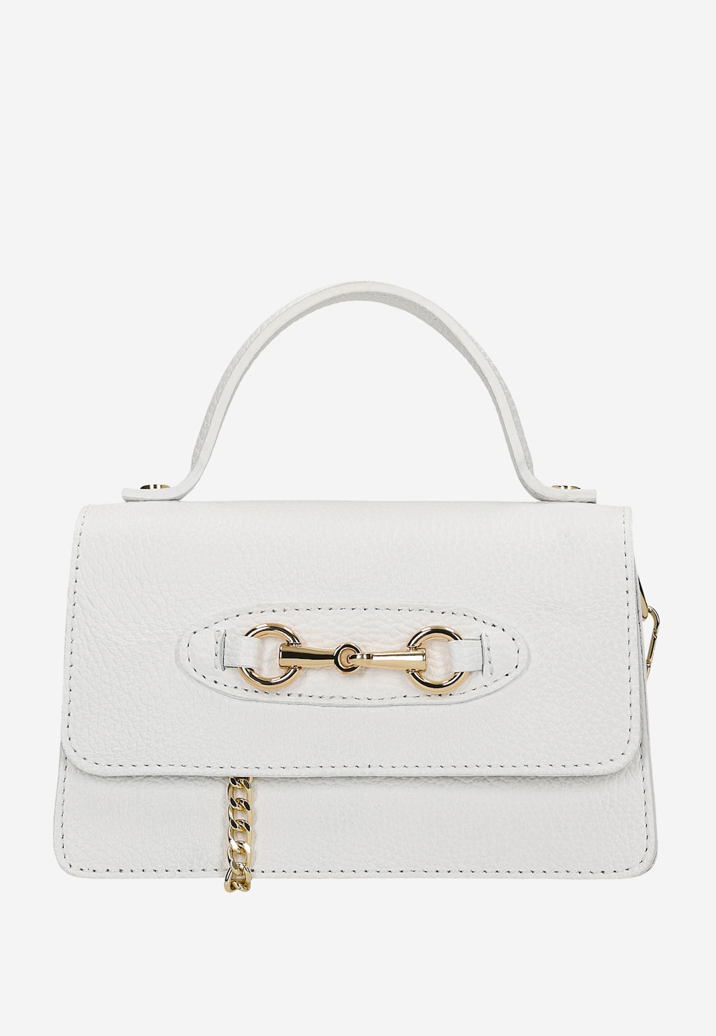 Malá biela spoločenská kabelka 80207-50 Widok 2