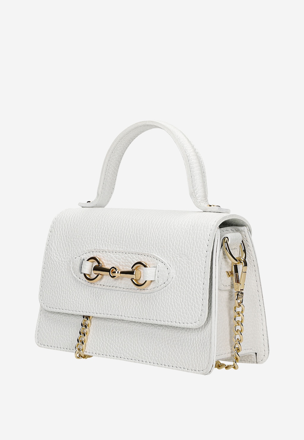 Malá biela spoločenská kabelka 80207-50 Widok 3