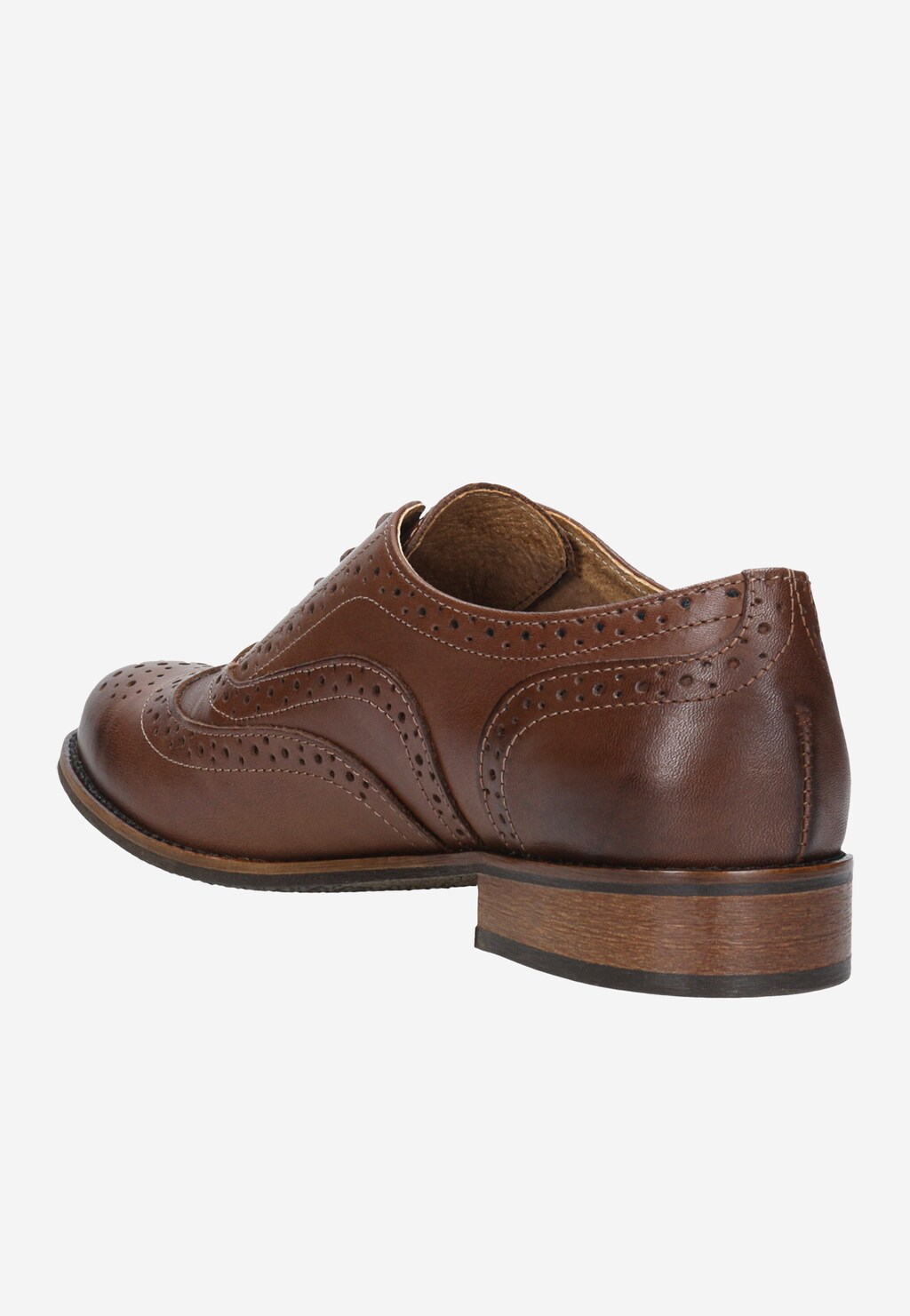 Brązowe półbuty damskie 9474-54 Widok 4