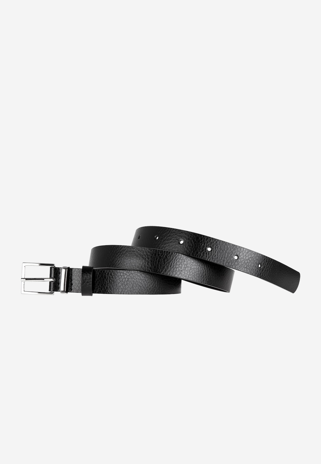 Štruktúrovaný dámsky opasok zo štýlovej lícovej kože 9961-51 Widok 3