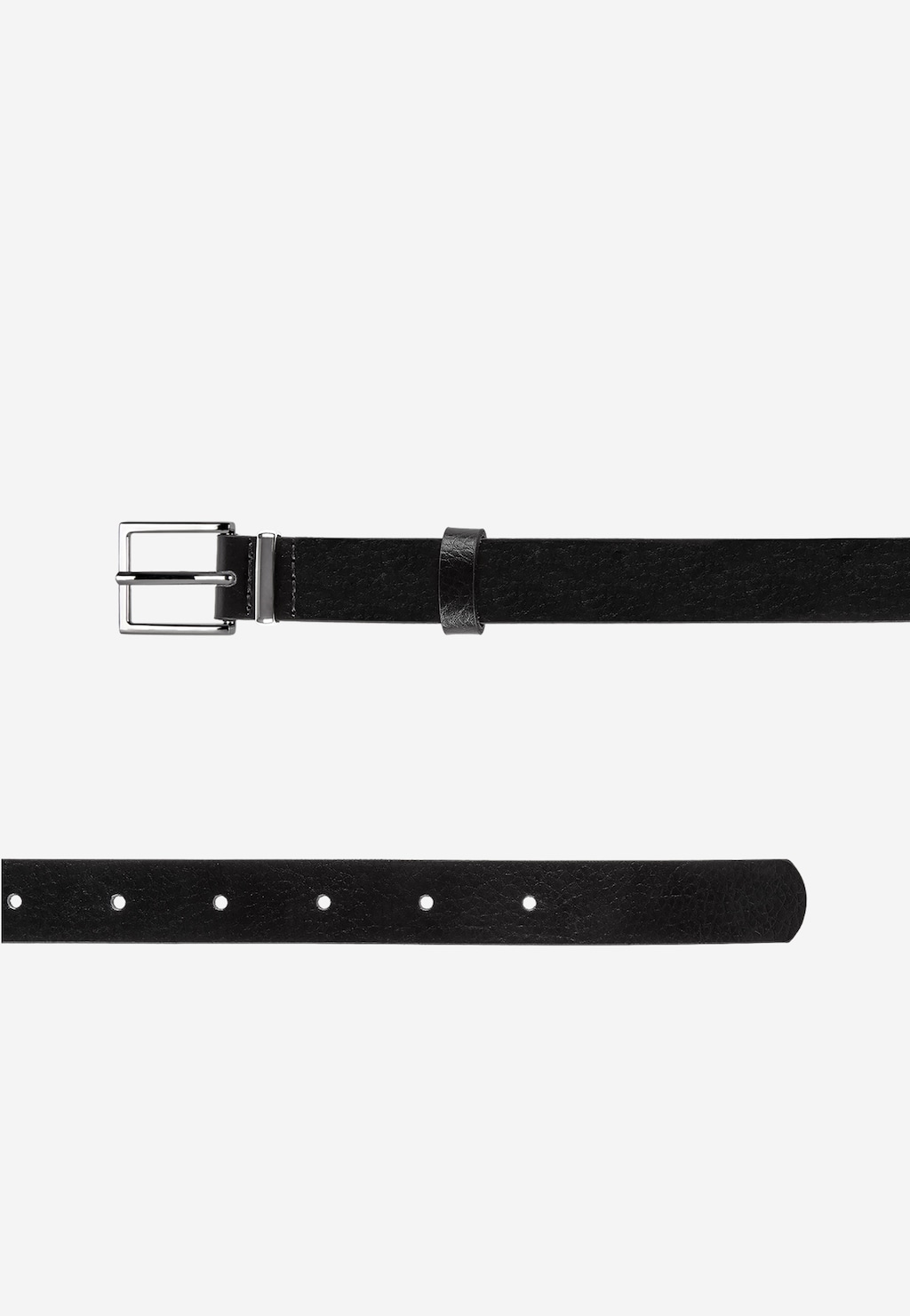 Štruktúrovaný dámsky opasok zo štýlovej lícovej kože 9961-51 Widok 5