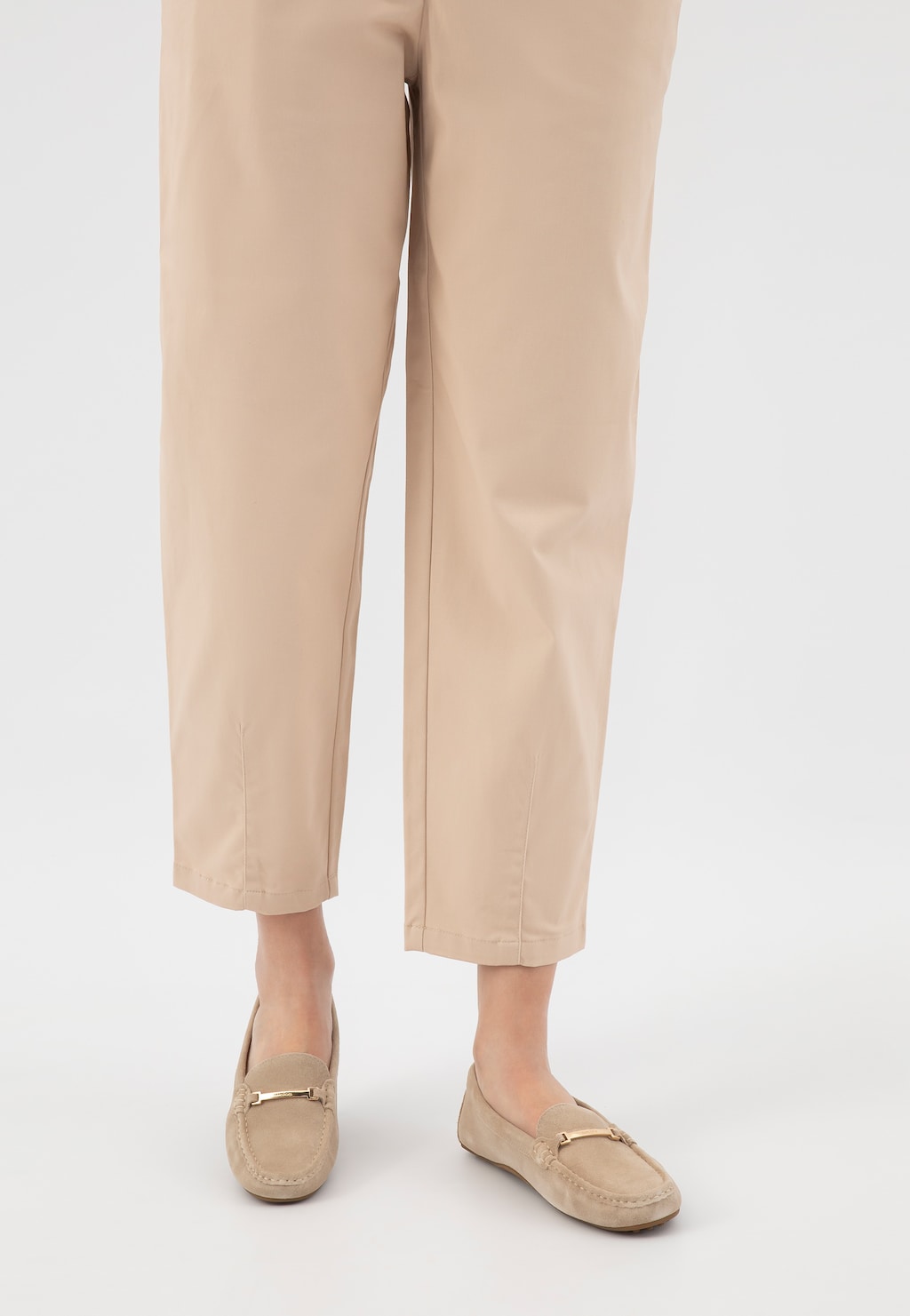 Dámské kožené mokasíny ze štípané kůže s jemnou přezkou 46210-64 Widok 9