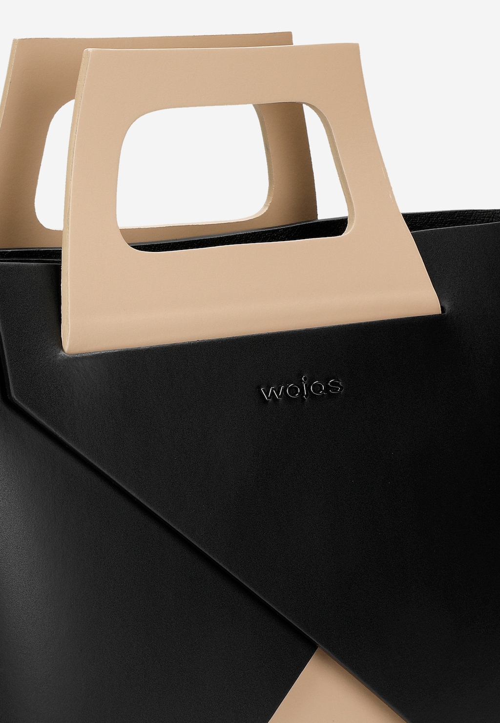 Černo-béžová dámská kabelka kufříkového typu 80322-71 Widok 9