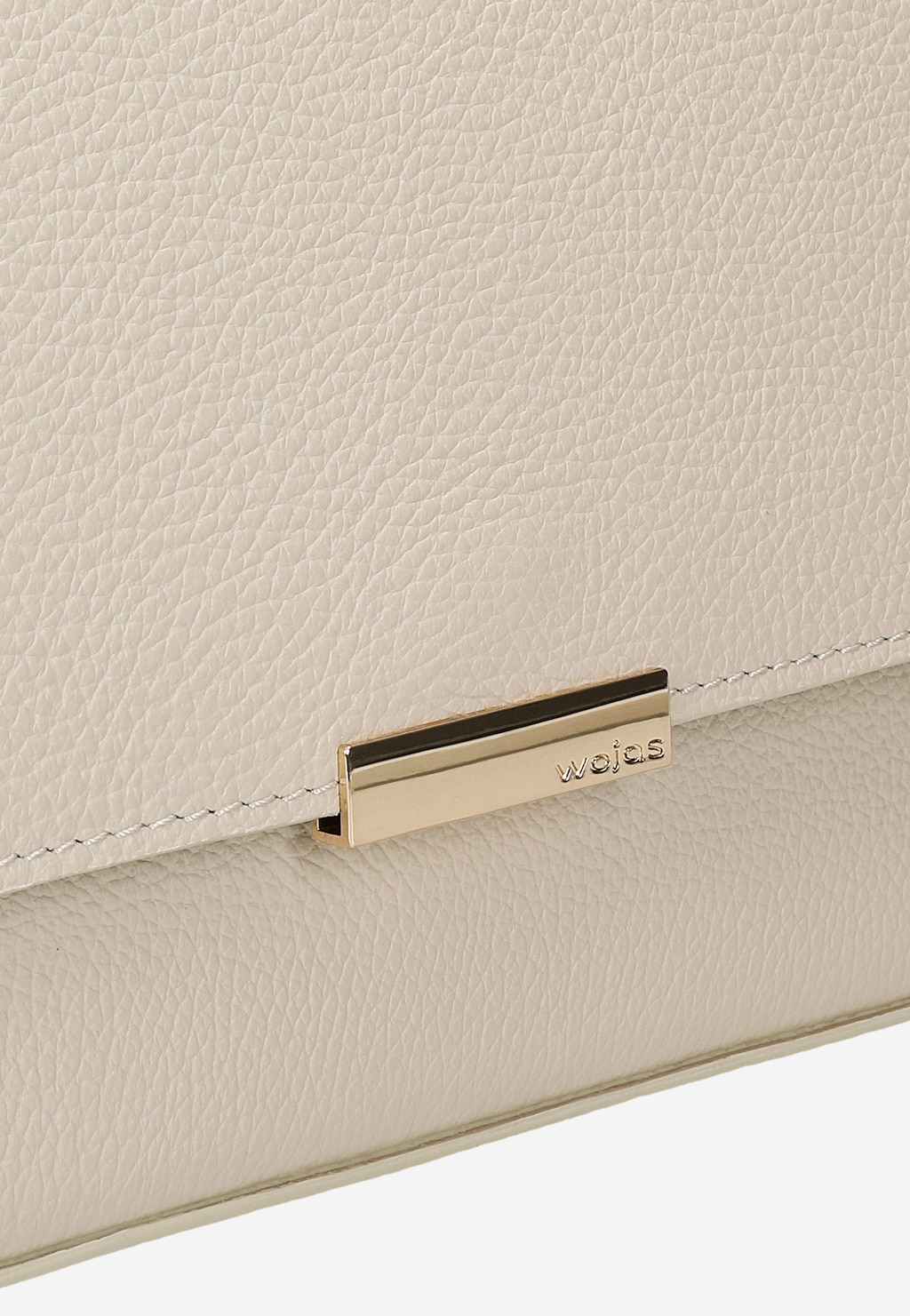 Malý kožený kufřík ve světle béžové barvě 80388-54 Widok 8