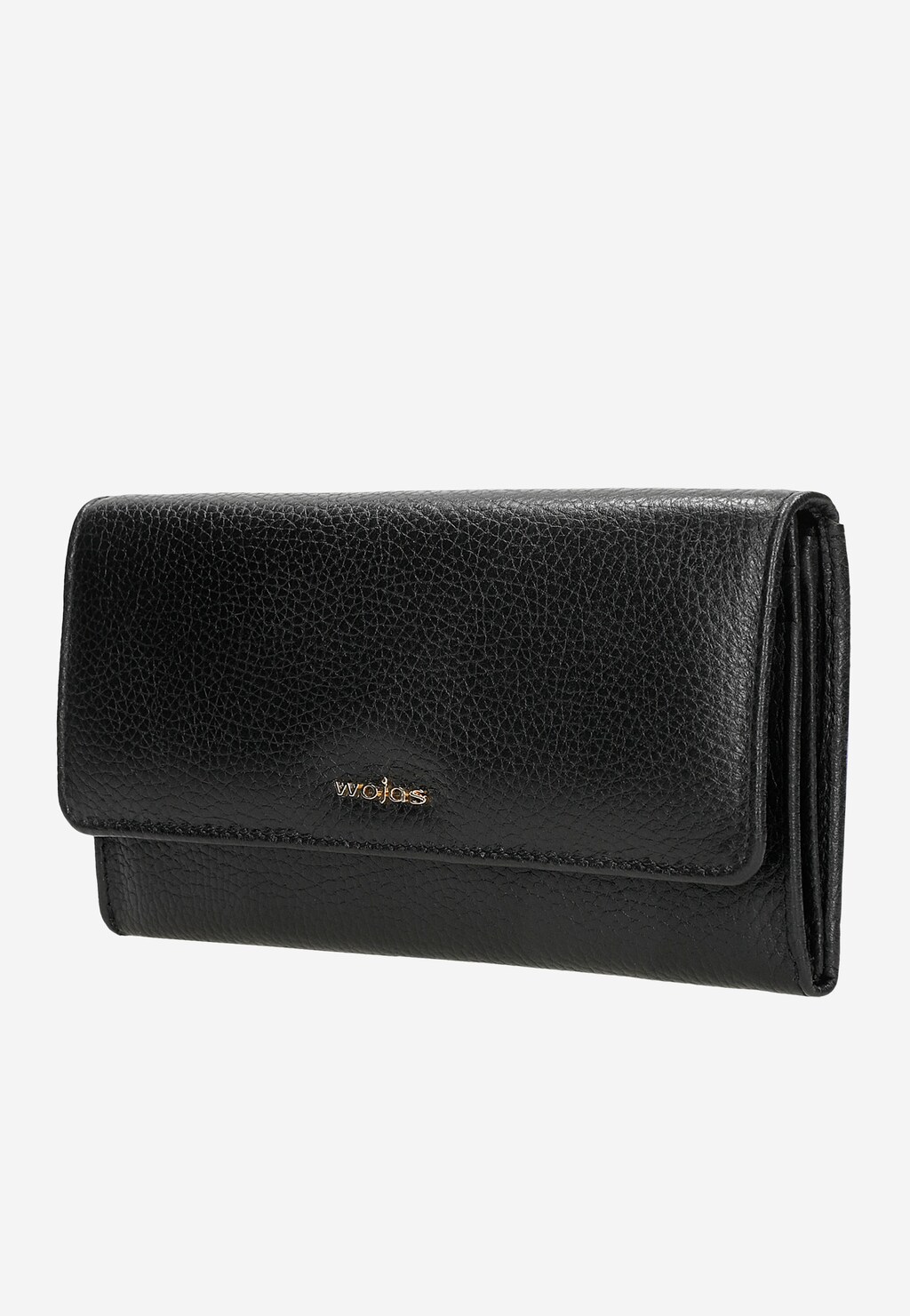 Veľká dámska peňaženka z čiernej lícovej kože 91070-51 Widok 3