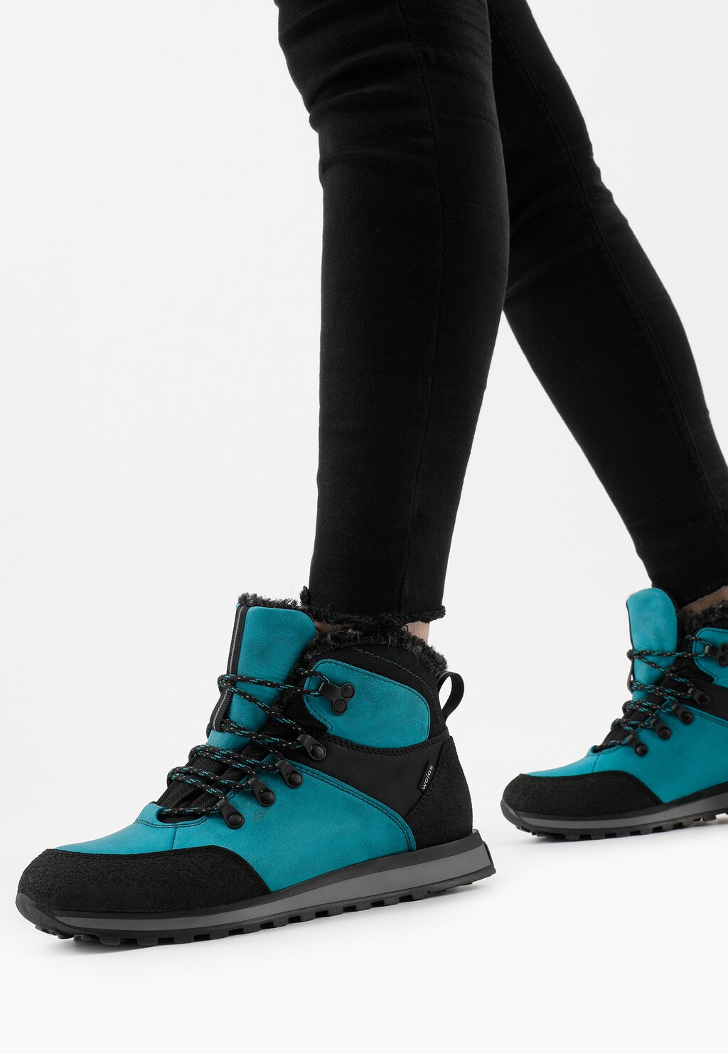 Netradičné členkové čižmy v dvojfarebnom prevedení 64016-87 Widok 7