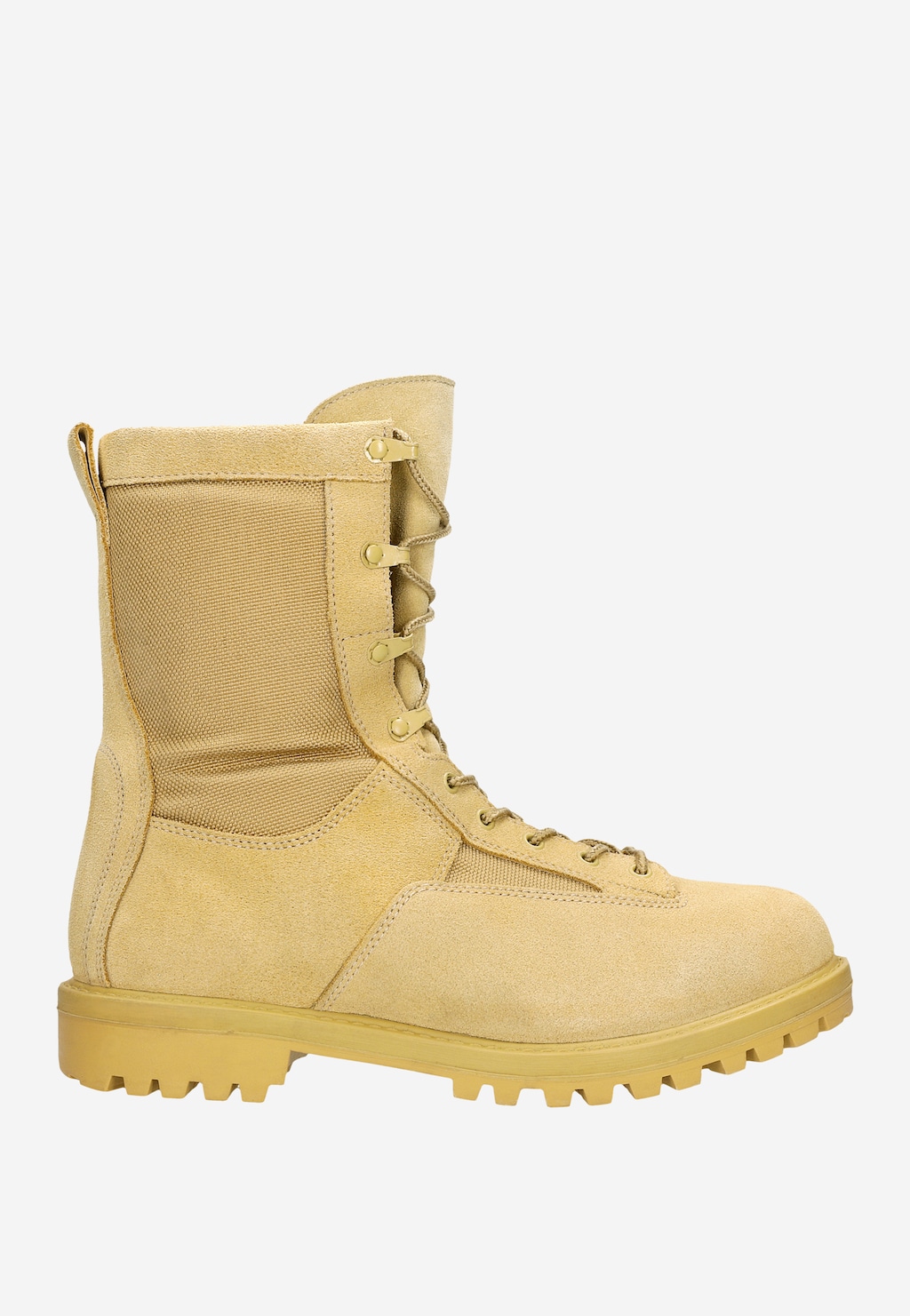 Béžové pánské combat boty s voděodolnou membránou SYMPATEX 98568 Widok 1