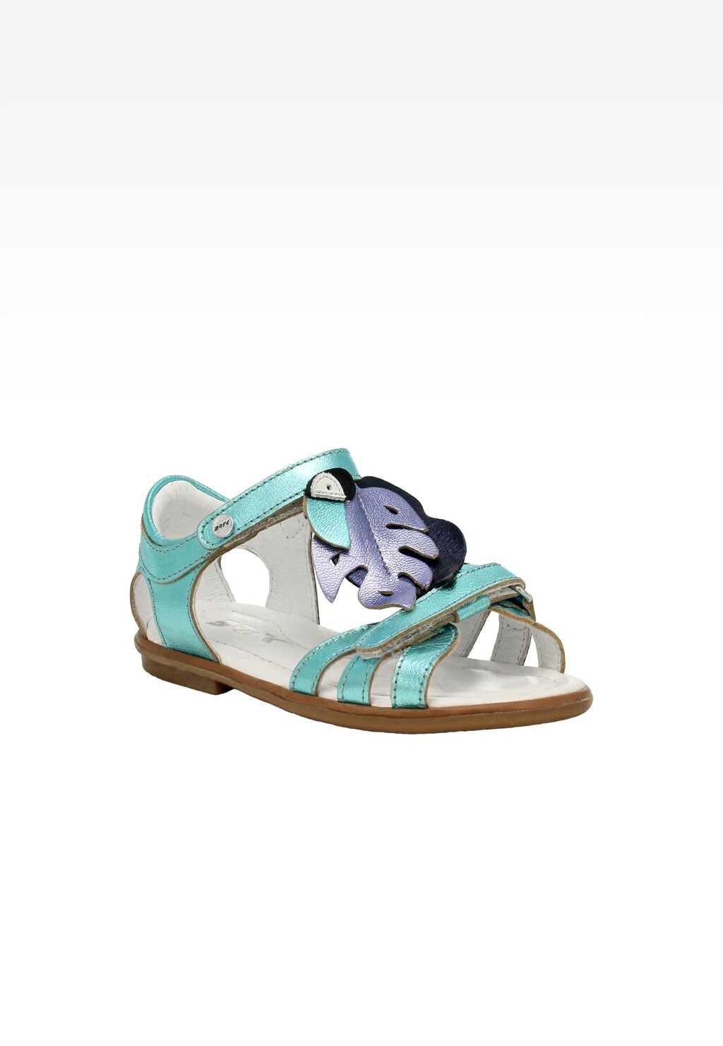 Sandały BARTEK 19182038, dla dziewcząt, zielony Widok 2