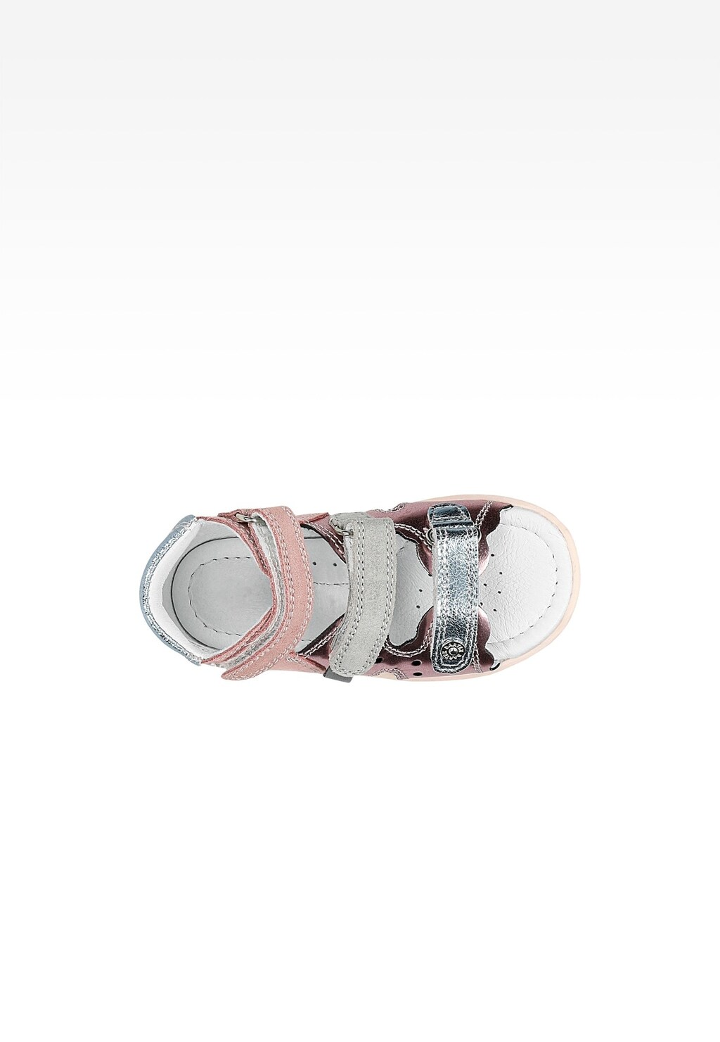 Sandały BARTEK 71158-0017 II, dla dziewcząt, różowo-niebieski Widok 4