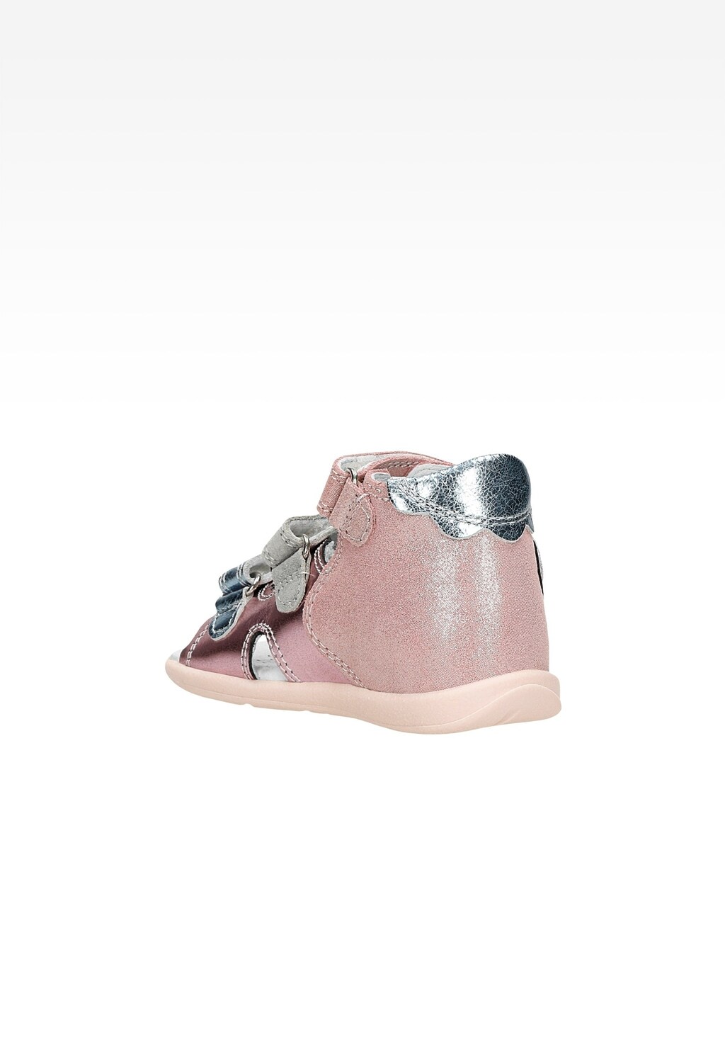 Sandały BARTEK 71158-0017 II, dla dziewcząt, różowo-niebieski Widok 3