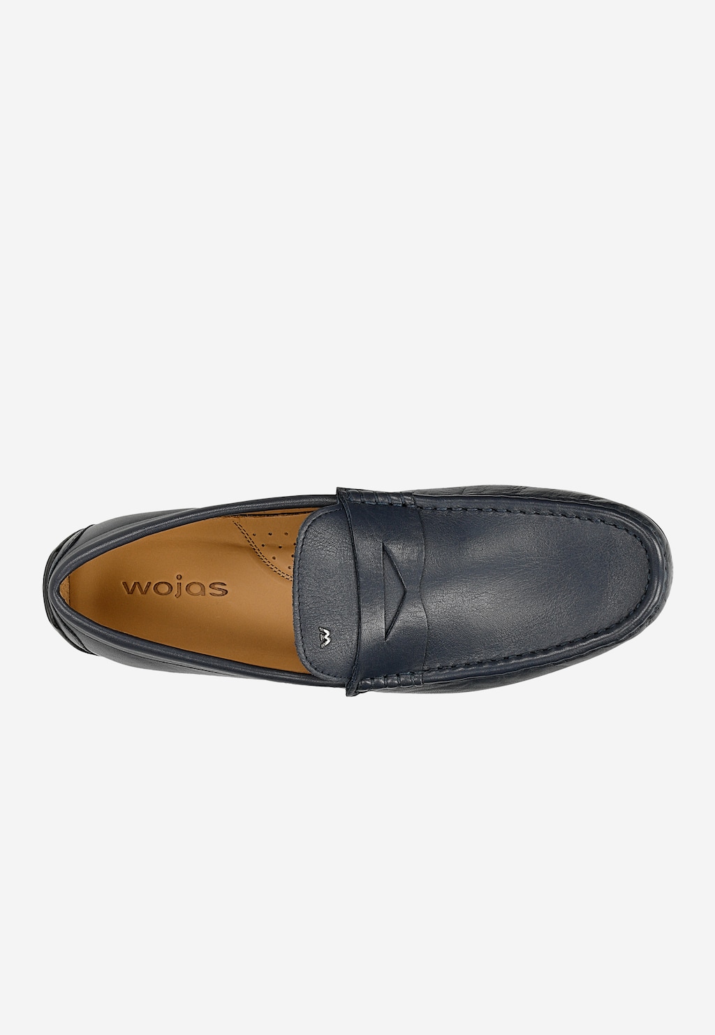 Granatowe mokasyny męskie 10115-56 Widok 4